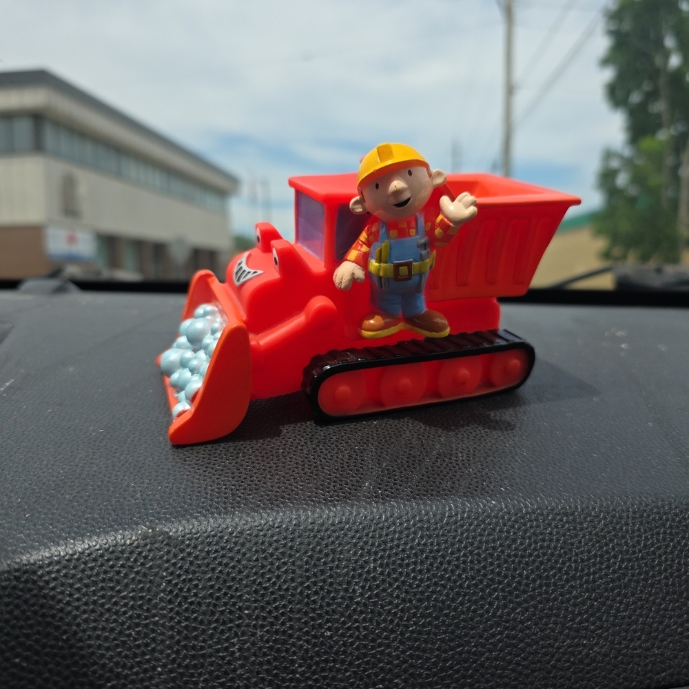 Red Bob The Builder Bulldozer Toy with Figure